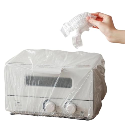 30 Counts Dustproof with Elastic,Clear Disposable Dust Cover for Kitchen Household Furniture.