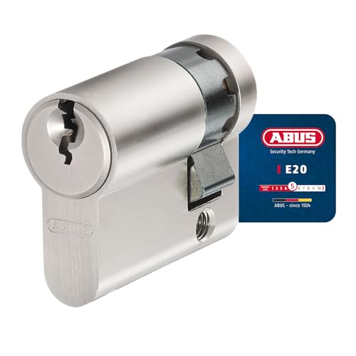 ABUS Profilzylinder E20NP 10/30 - Türschloss für Sicherheit an Haus- und Wohnungstüren inkl. 3 Schlüssel - ABUS Sicherheitslevel 5