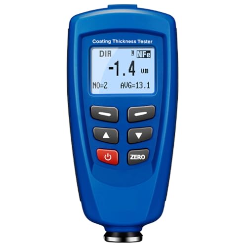Medidor de espesor digital Mil, modelo 156, para pinturas y recubrimientos con resolución 0.01 mil, para autos con medición F/NF miniatura 1