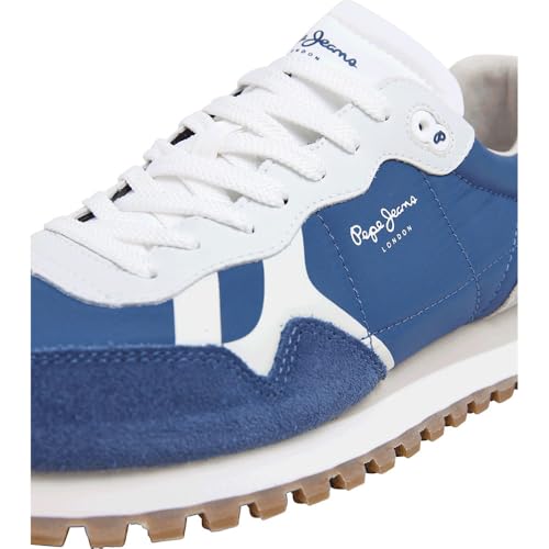 PEPE JEANS Mixte Brit-on Master M Sneaker, Marine, 40 EU