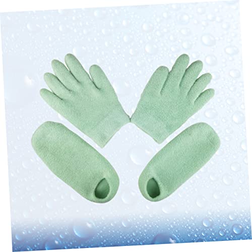 minkissy Gel Spa Gloves Moisture Feet Socks Unisex Hand Moisturizing Gloves for Skin Whitening Care