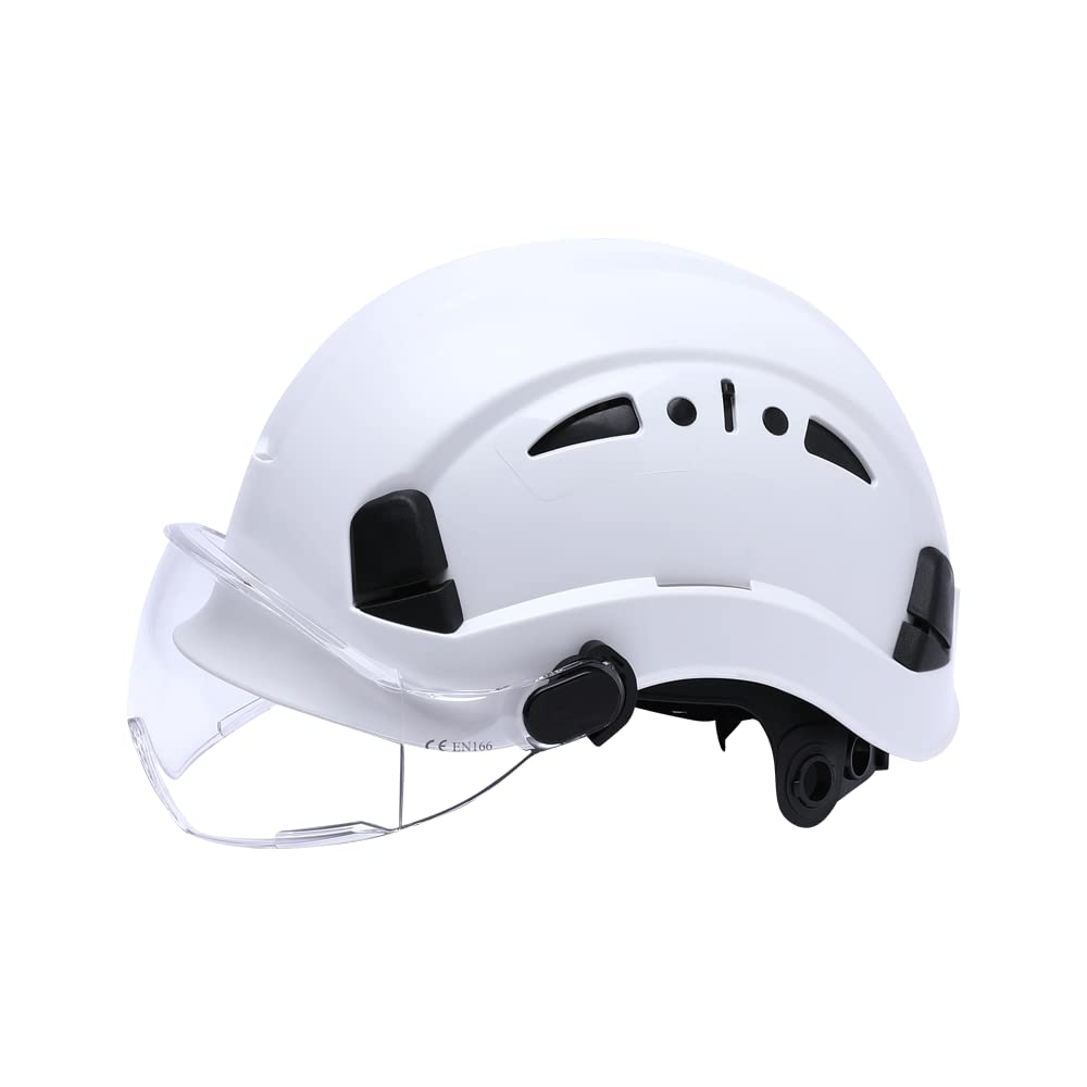 Cascos De Construccion - Casco protettivo per edilizia, con visiera regolabile a 6 punti, attacco ANSI Z89.1, tipo I, classe C, cascos de construccion