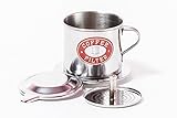 Vietnamese Coffee Phin Filter Set. This kit works well with Trung Nguyen ground Coffee beans. Sizes S to XL in 1, or 2 pack. Screw Down Insert (1, Small (6 oz))