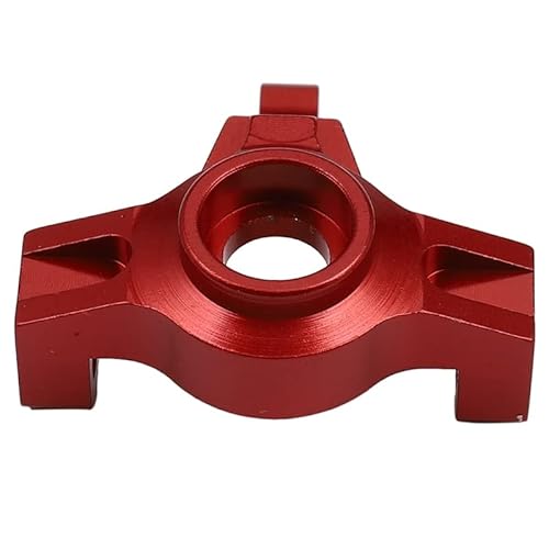 2PCS for RGT 86100 Model Car Wheel Hub Carrier P860010 Aluminum Steering C Block for 1:10 RC Cars Upgrade Accessories| | - - (Color: Red)