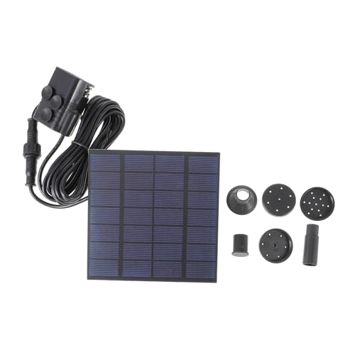 Alasum 1.2w Solar Fountain Pump Floating Bird Pump for Garden Solar Water 4 Sprayers No Extra Power Required
