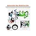 Dog Wheelchair 4-Wheel Pet Assist Wheel Chair for Arthritis, Senior, Aluminum Exercise Walker Wheelchair for Small Dogs, Adjustable Disable Hip Support Trolley(XX-Small)