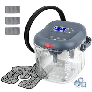 Cold Therapy Machine Ice Machine for Knee After Surgery Cryotherapy for Shoulder, Knee, Ankle, Back Pain Wearable Adjustable Wrap Pad