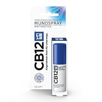 CB12 Spray: Mundspray für angenehmen Atem unterwegs, Mint/Menthol gegen Mundgeruch, 15 ml