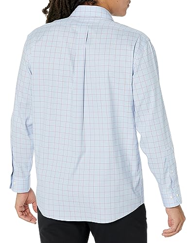 Brooks Brothers Men's Non-Iron Stretch Pinpoint Ainsley Spread Collar Plaid Dress Shirt2