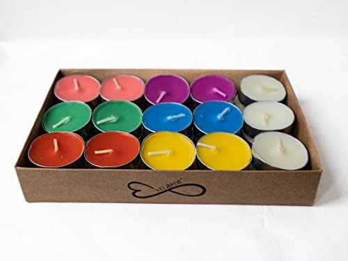 Velas Perfumadas De Arcángeles - Pack De 30 Velas (7 Colores