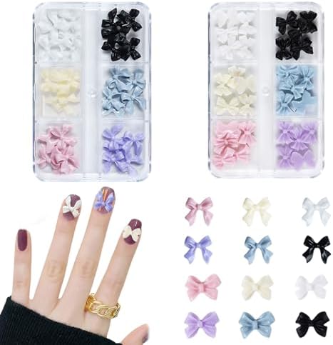 No59-60.1個¥90☆ネイルパーツ☆リボン