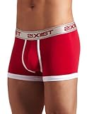 2(x)ist Men's Colour No Show Trunk