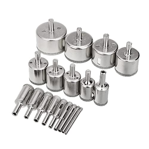 Set de brocas diamantadas para vidrio y azulejos 18 piezas miniatura 5