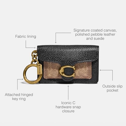 Buy COACH Coach Tasche 31546 B4NQ4 Coin Pouch, 19 cm, Black, One
