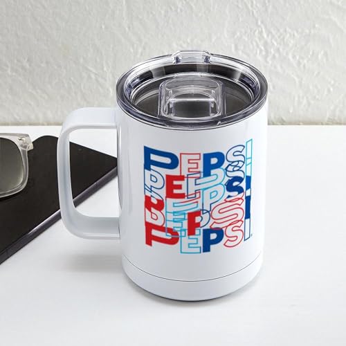 Taza de viaje aislada de acero inoxidable 15 oz Pepsi miniatura 5