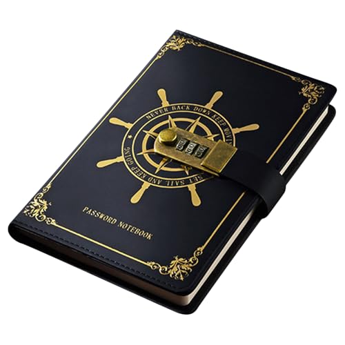 Journal en cuir sécurisé pour protéger vos notes privées avec serrure et porte-cartes