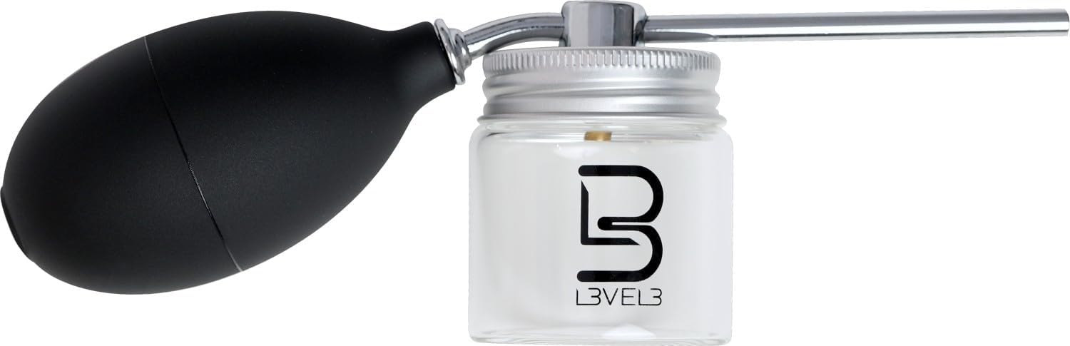 Level 3 Hair Fiber Applicator - Precision Usage for Barbers - Simple to Use, Black