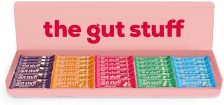 The Gut Stuff Fruit & Nut Bars, Mixed Flavours - 30 Bars
