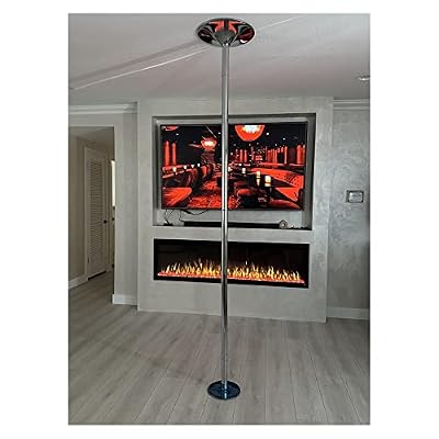 9ft 10ft 11ft 12ft Pole Dancing Pole for Home - Stripper Pole for Heavy Plus Size Pole Dancer - Portable Removable 45mm Dance Pole Spinning and Static, Loads 440lbs