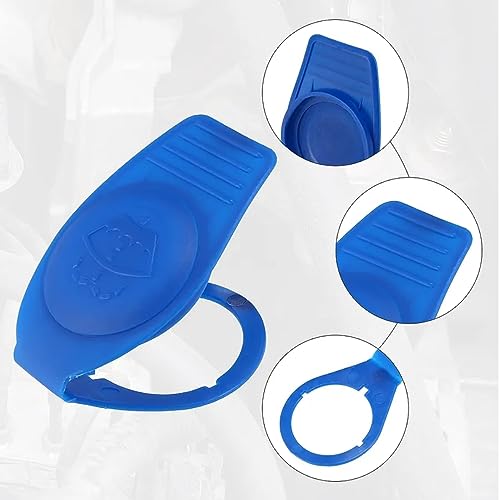 Image of Car Accessories Windshield Washer Reservoir Fluid Tank Cap Wiper Bottle Cap Compatible /Replacement for VW Polo /Vento /Jetta /Passat Skoda Fabia /Laura /Octavia /Rapid /Superb-(2317)