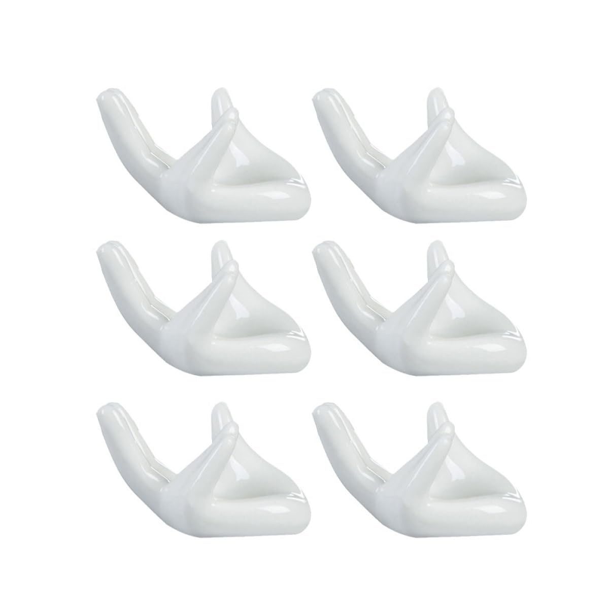Accessori per Esposizione Ocarina 6 Pezzi Base in Ceramica Porta Flauto per Collezionisti e Decorazioni Musicali Casa