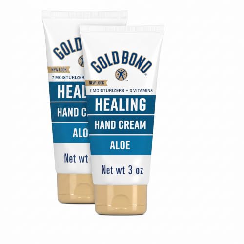 Gold Bond Healing Hand Cream, Hand Cream With Aloe, Moisture That Lasts Through Handwashing, 3 oz...