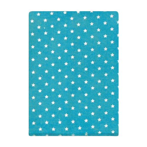 Image of Hudson Baby Unisex Baby Cotton Poly Flannel Burp Cloths Bundle, Happy Planets, One Size