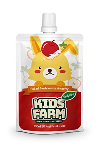 Early Bird Kids Farm Natural Kids Juice Drink Pouch, 6 Flavor 3.4 fl