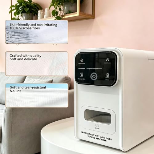 Calentador de toallas eléctrico de 550W con pantalla digital y cuatro niveles de temperatura 6