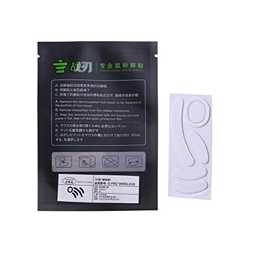 Tanmo 1 set musfötter skridskor klistermärken dyna rundade glider böjda kanter ersättning för logitech G Pro trådlös mus