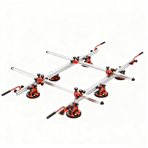 Large Tile Handling System with Suction Cups