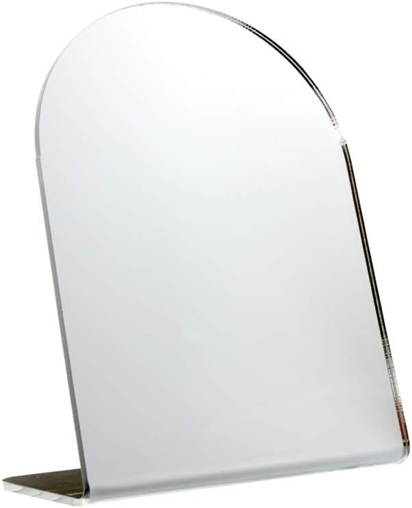 Espelho de acrílico para bancada SOURCE ONE, oval, branco, 21,59 cm x 27,94 cm, 1 unidade