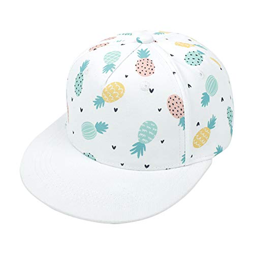Kids toddler pineapple-print baseball-hat-girl snapback trucker s…