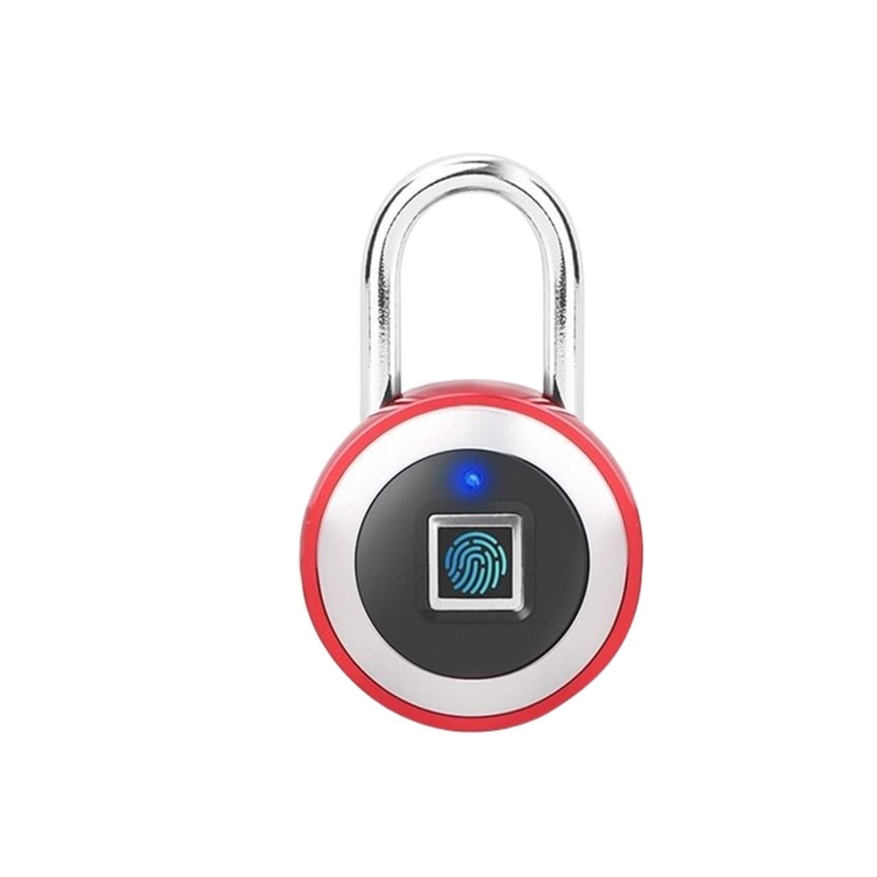 Serrure Connectée pour Chambre : Cadenas d'Empreintes Digitales Métal Rechargeable USB