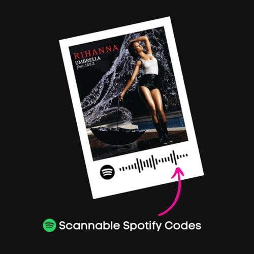 Image of Rihanna Poster | Rihanna Songs Mini Posters (Set of 15) | Rihanna's Umbrella, Diamonds & more Songs Mini Poster (8 x 6 cm) Posters for Phone Accessories, Bedroom, Office, room decoration