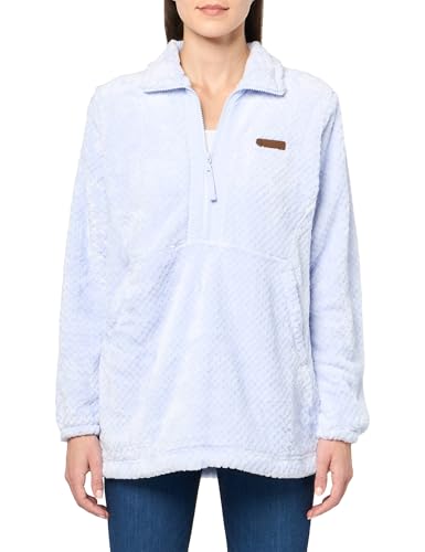 Columbia Women's Fire Side 1/4 Zip II, Snowdrift, X-Large