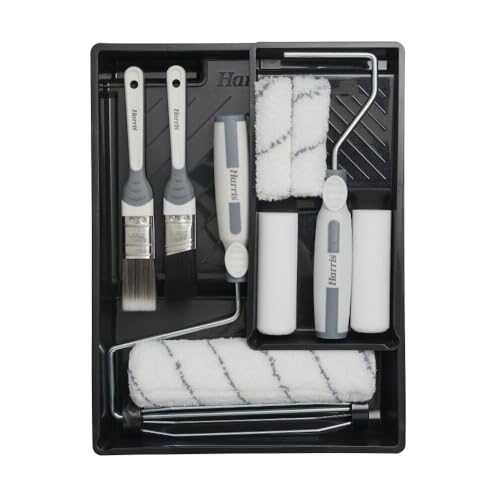 Image of Harris Seriously Good Walls & Ceilings Woodwork Gloss 11 Piece Decorating Kit