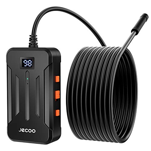 Wireless Endoscope 5.0MP HD WiFi Borescope Semi-Rigid Cable IP67 Waterproof Snake Inspection Camera