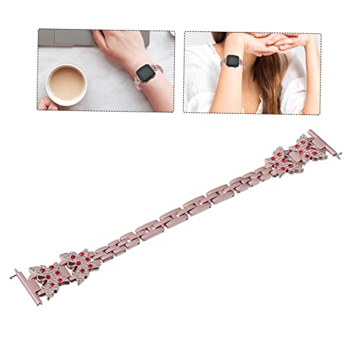 ARTIBETTER Stainless Steel Diamond Studded Watchband for Elegant Comfortable and Wrist Strap for Daily Use and Business Occasions Design3