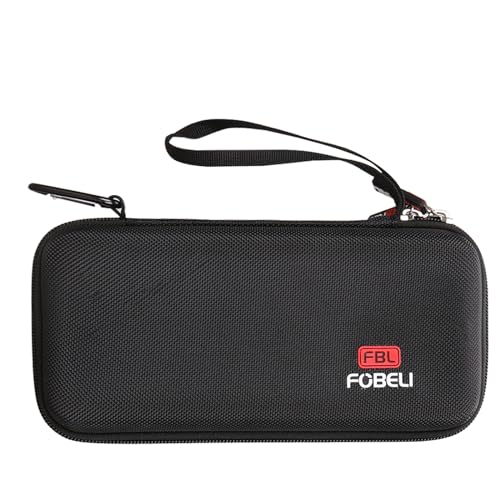 FBLFOBELI Hard Case for Texas Instruments TI-84 Plus CE/TI-84 Plus/TI-83 Plus/Casio fx-9750GIII Color Graphing Calculator, Mesh Pocket for Pens, Cables and Other Accessories (Case Only) (Black)