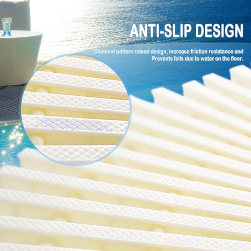 Solution de drainage de piscine contre l'eau stagnante grille en ABS - 7