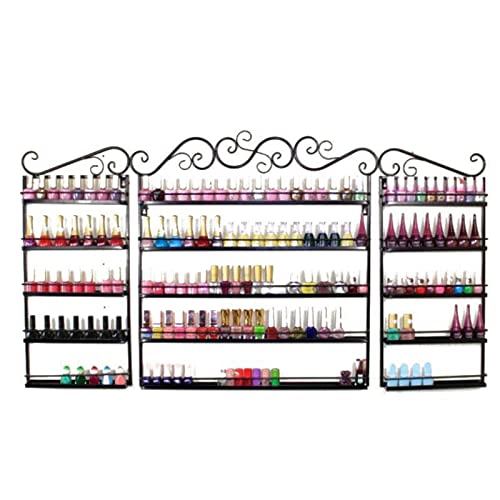 Rehomy Wand-Nagellack-Organizer, 5 Ebenen, Nagellack, Regal, für 100 Flaschen, Nagellack/ätherische Öle – Bild 4