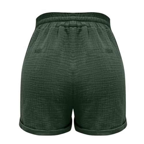 Short chic large fluide en lin premium pour femme active - 5