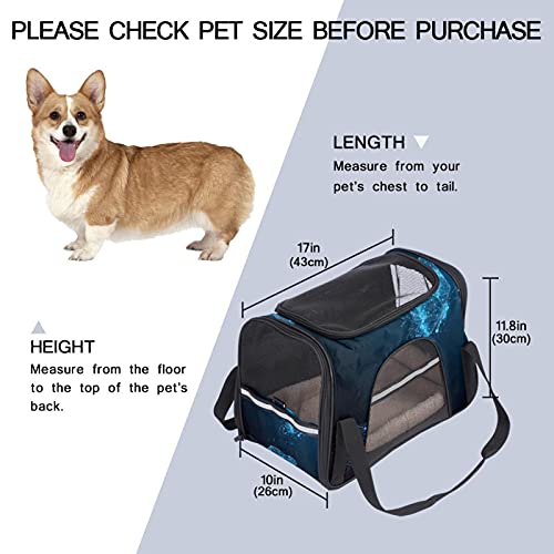 Sac de transport pour animal impression main avec papillon doux - 3