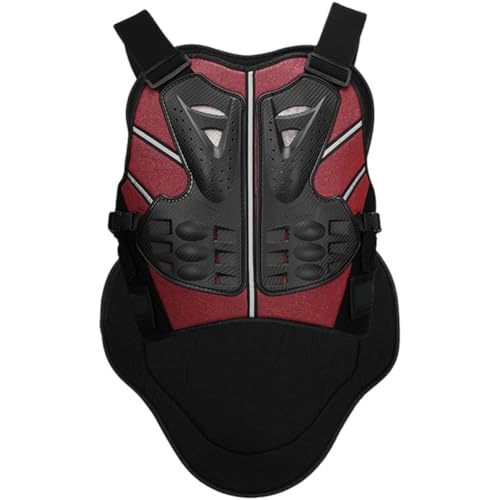 Dianzan VDS01S1078 Rot Schwarz Motorrad Brustpanzer