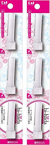 貝印 bi-hada ompa (音波振動カミソリ) 替刃 3コ入 2個セットのサムネイル