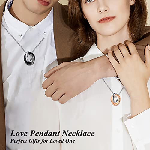 Cigmag Copper Rings For Women & Matching Necklace For Couples - Magnetic Rings Finger Thumbs Strong Magnets - Adjustable Solid Pure Copper Ring With Jewelry Gift Box #TOP7