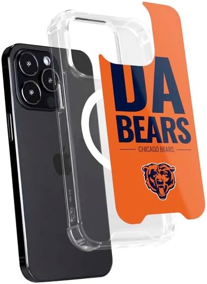 Skinit Phone Case Compatible with MagSafe iPhone 14 Pro Max - Officially Licensed NFL Chicago Bears Team Motto Design