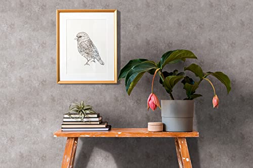 A.S. Création Strukturtapete Metallic Effekt Grau Braun THE BOS 388328 Vliestapete mit Glanzeffekt 10,05 m x 0,53 m Made in Germany