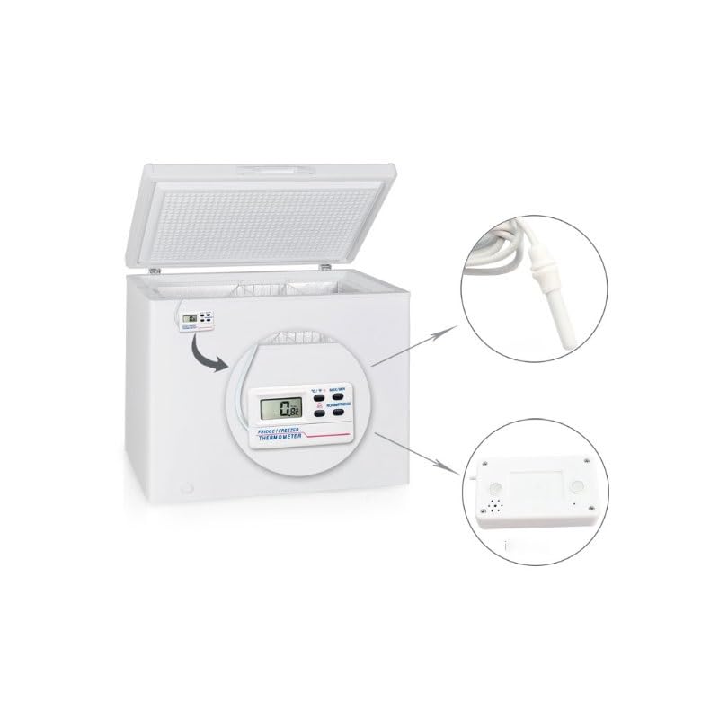 ABS Digital Display Electronic Household Box Refrigerator Thermometer Indoor Outdoor